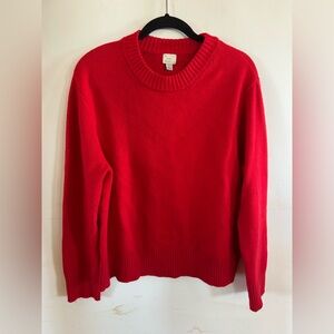 A New Day Red Women’s L Sweater Classic Career Comfort Travel